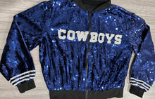 Load image into Gallery viewer, Sequin Dallas Cowboys Jacket