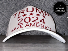 Load image into Gallery viewer, Trump 2024 Save America Trucker Hat