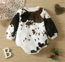 Load image into Gallery viewer, Cow Print Bodysuit